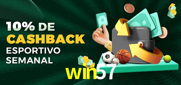 10% de bônus de cashback na win57
